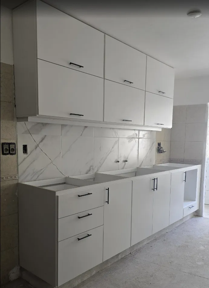 Amueblamiento de Cocina "Bajo & Alacena" - Línea Modern White