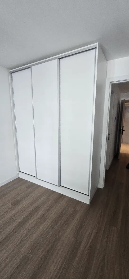 Placard a medida 3 puertas melamínico blanco